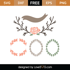 Boho Florals Lovesvg Com
