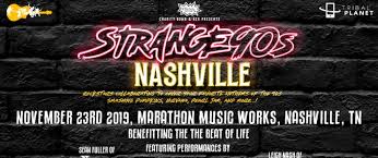 charity bomb aeg presents strange 90s nashville benefit