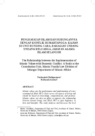 1 borang permohonan penambahbaikan sistem (change request) / aduan 2 senarai semak & borang permohonan mendapatkan kembali bayaran levi (refund levi) program 6p 3 peraturan. Pdf Penghayatan Islam Dan Hubungannya Dengan Konflik Rumahtangga Kajian Di Unit Runding Cara Bahagian Undangundang Keluarga Jabatan Agama Islam Selangor Jurnal Syariah Um And Raihanah Azahari Academia Edu