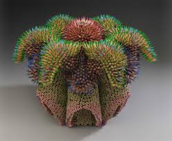 Otherworldly Pencil Sculptures By Jennifer Maestre Color Pencil Art Sculpture Art Sculptures