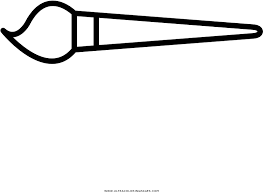 A juicy, yellow guest from a tropical country is the protagonist of many children's still lifes. Paintbrush Coloring Page Colouring Pages Of Paint Brush Clipart Full Size Clipart 5599393 Pinclipart