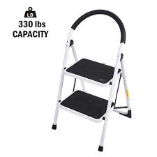 What are the shipping options for step stools? Karmas Product Folding Step Ladder 2 Step Anti Slip Step Stool For Kitchen Heavy Duty Household Stepladders With Handgrip And Wide Pedal 330lbs Walmart Com Walmart Com