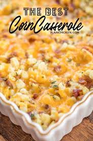 The Best Corn Casserole Seriously Delicious Creamed Corn Loaded With Cheddar And Bacon So In 2020 Corn Recipes Side Dishes Easy Casserole Recipes Side Dish Recipes