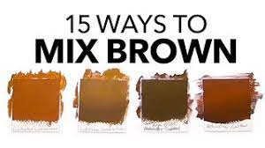 What's important here is using specific amounts of brown, so it won't overcome the white color. What Colors Make Brown The Ultimate Guide To Mixing Brown Youtube