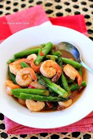 Asparagus And Prawn Stir Fry Food Recipes Seafood Dishes