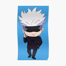 Get chibi masters jujutsu kaisen satoru gojo on the tokyo otaku mode shop. Satoru Gojo Jujutsu Kaisen Chibi Sticker By Chibify Redbubble