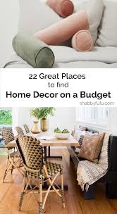 22 Great Places To Find Home Decor On A Budget Without Ever Leaving Home Homedecor Homeshopping Pillows Furniture Home Decor Elegant Home Decor Furniture