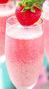 Strawberry Cream Mimosa Brunch Drinks Easter Cocktails Yummy Drinks