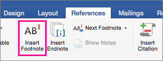 Press alt+ctrl+d to insert an endnote. Add Footnotes And Endnotes In Word For Mac Word For Mac