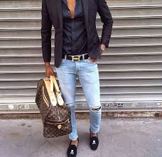 Black Blazer And Jeans Outfit Mens Hermes Belt Hermes Mens Fashion Casual Blazer Outfits Men Mens Fashion Classy