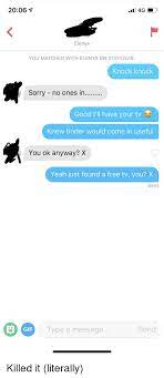 But honestly, what's wrong with that? Knock Knock Jokes Pick Up Lines