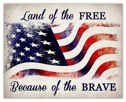 1814, key, francis scott, the defence of fort mchenry: Amazon Com Land Of The Free Because Of The Brave Typography Wall Art Print Unique Room Decor For Men Women 8x10 Unframed Picture Great Gift Idea Under 15 Handmade