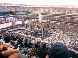 metlife stadium section 335 row 20 seat 12 wrestlemania