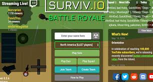 Es hora de que cojas las riendas y diseñes tu propia experiencia de horror en un. Surviv Io Una Alternativa A Fortnite En Internet Cinemascomics Com