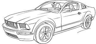 Chip and his team dropped the classic '71 mustang body onto a modern 2010 mustang gt, extending the wheelbase by 3 inches to match. Ford Mustang Gt Car Coloring Pages Best Place To Color
