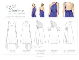 Wrap the dress snugly across your body toward the right side. 9 Chic Ways To Wrap A Twist Wrap Bridesmaid Dress