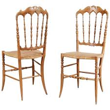 Pair Of Chiavari Dining Room Chairs By Fratelli Levaggi Circa 1950 From A Unique Collection Of Antique And Modern Chair Chair Antique Chairs Wood End Tables