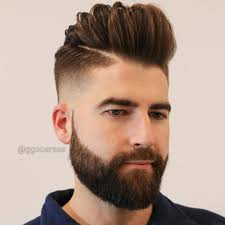 Instagram Photo By Hairmenstyle Official May 16 2016 At 9 19pm Utc Beard Hairstyle Mens Hairstyles Pompadour Short Hair With Beard