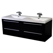 57 inch modern double sink vanity set