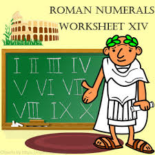 Roman Numerals Worksheet 14 Roman Numerals To Arabic Numbers