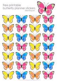 how to make a 3d paper butterfly free printable butterfly sticker sheet schmetterlinge free printable planner stickers scrapbook printables free paper butterfly