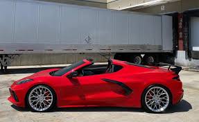 Plenty of show and lots of go. Pics 2020 Corvette Stingray On Anrky S An10 Seriesone Polished Wheels Corvette Sales News Lifestyle