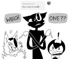 Kat Deez R Kitty Kats By Katelynntheg On Deviantart Cartoon Cat Drawing Horror Cartoon Cartoon Cat