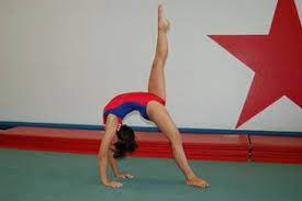 A bridge is when your back is arched, tummy up, and hands and feet on floor. How Do You Do A Back Walkover In 5 Simple Steps Gymnastics Skills How To Do A Back Walkover Gymnastics Workout