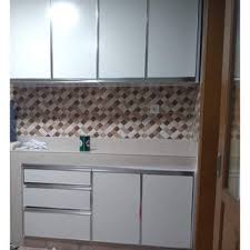Kitchen set aluminium jabodetabek solusi anti rayap, dapur awet tahan air, tahan panas dengan kitchen set aluminium solusi anti rayap. Kitchen Set Aluminium Acp Hitam Shopee Indonesia