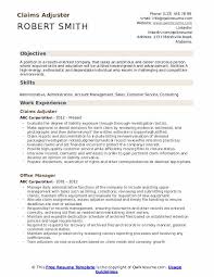 claims adjuster resume samples qwikresume