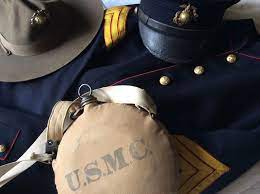 Pattern 1892 Usmc Enlisted Undress Uniform Dated 1902 Hat Is The 1904 Pattern Canteen Is Dated 1908 Roy Ber Marine Corps Veteran Marine Corps Uniforms Usmc