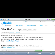 Www Whatthefont Com Ever Wonder What Font A Site Is Using Or Need To Copy That Font Here S A Free Site That Can Recognize Find Fonts Image Tips Free Sites