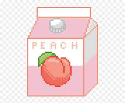 Peach Fruit Pixel Art Hd Png Download Vhv