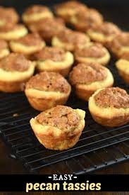 Easy Pecan Tassies Recipe Buttery Tender Mini Pecan Pie Tarts Easy Pecan Tassies Recipe Tassies Recipe Pecan Recipes