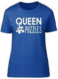 New daily puzzles each and every day! Queen Of Puzzles Womens Ladies Jigsaw Puzzle Tee T Shirt Ebay