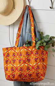 T he olivia bag pattern ~ a free bag pattern that is so easy to make and customize the pockets to whatever you need. Free Bag Patterns Allpeoplequilt Com