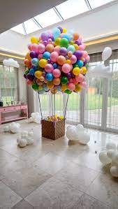 Baby Shower Balloons By Bubblegum Balloons In 2020 Care Bears Birthday Party Bubblegum Balloons Baby Shower Decorations