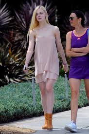 Submitted 26 days ago by charliedba. Elle Fanning Channels Her Maleficent Alter Ego In Pink Layered Dress Elle Fanning Celebrity Street Style Beige Outfit