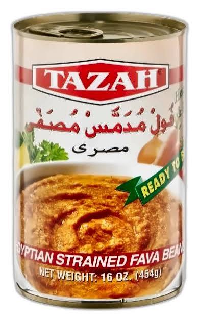 Product Photo: Tazah Egyptian Strained Fava Beans 454g