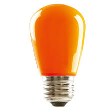 Halco Lighting Technologies 11 Watt Equivalent 1 4 Watt S14 Dimmable Led Sign Light Bulb Orange Ip65 Wet Location 25 Pack 80523 S14org1c Led 80523 The Home Light Bulb Sign Lighting Led Light Bulb
