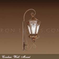 Do your wall sconces annoy you? Medieval Outdoor Light Fixtures Hand Forged With Wrought Iron