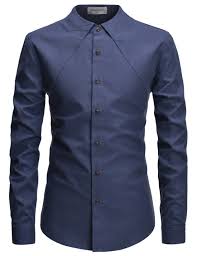 Men S Modern Fit Ghost Collar Long Sleeve Button Up Men Shirt Style Mens Designer Shirts Mens Shirt Dress