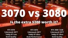 RTX 3070 vs RTX 3080: The Ultimate Comparison - YouTube