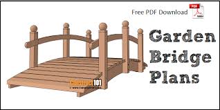 Discover the most incredible footbridges from around the world. Arched Garden Bridge Plans Landscape Bridge Construct101