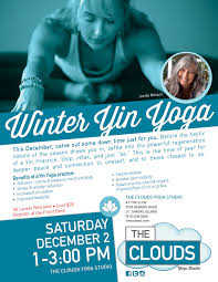Its slow and prolonged movements are in harmony with winter's yin character, while the active breath. Winter Yin Yoga