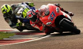 Stoner Sees Off Rossi In China Motogp Motogp Ducati Valentino Rossi
