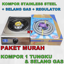 Jutaan iklan kompor gas 1 tungku terbaru ditayangkan setiap harinya di olx murah dengan harga terbaik. Paket Kompor Gas 1 Tungku Dan Selang Sama Regulator Kompor 1 Tungku Stainless Steel Kompor 1 Tungku 1 Set Kompor Gas Stainless K1 Lazada Indonesia