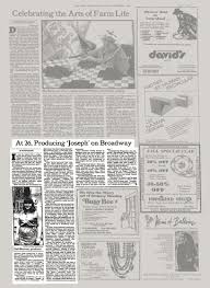 AT 26, PRODUCING 'JOSEPH' ON BROADWAY