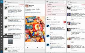This really is the everything twitter app. Tweetdeck By Twitter