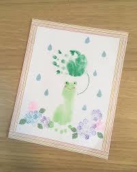 姪っ子ちゃんの手足でカエルの手形足形アート 紫陽花は野菜スタンプ オクラです 手型アート 足形アート 手型足型アート 手型アート 足型アート 手形足形アート 船橋手形アート 船橋手形足形アート 足形アートかえる 手形足形アート ハロウィン 手形